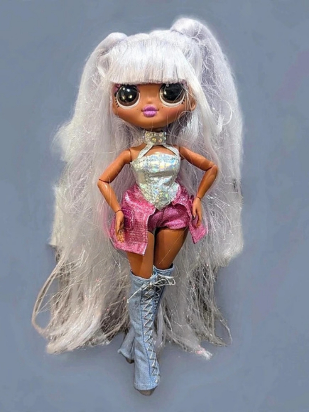 L.O.L. Surprise! O.M.G. Kitty KFashion Doll Pink & Silver